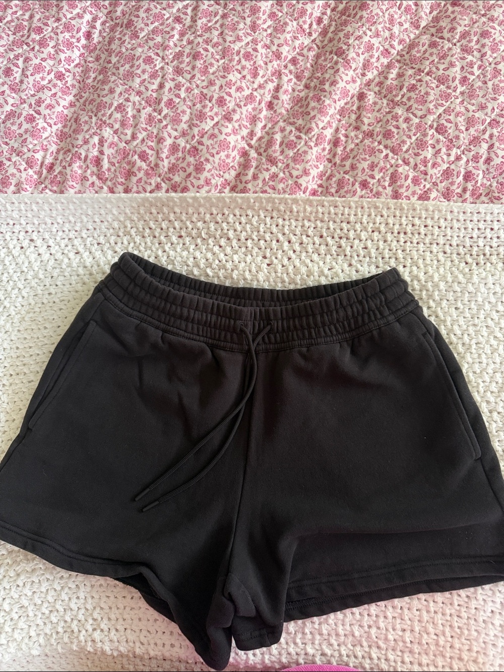 Athleta Forever Fleece Mid Rise 4” Shorts